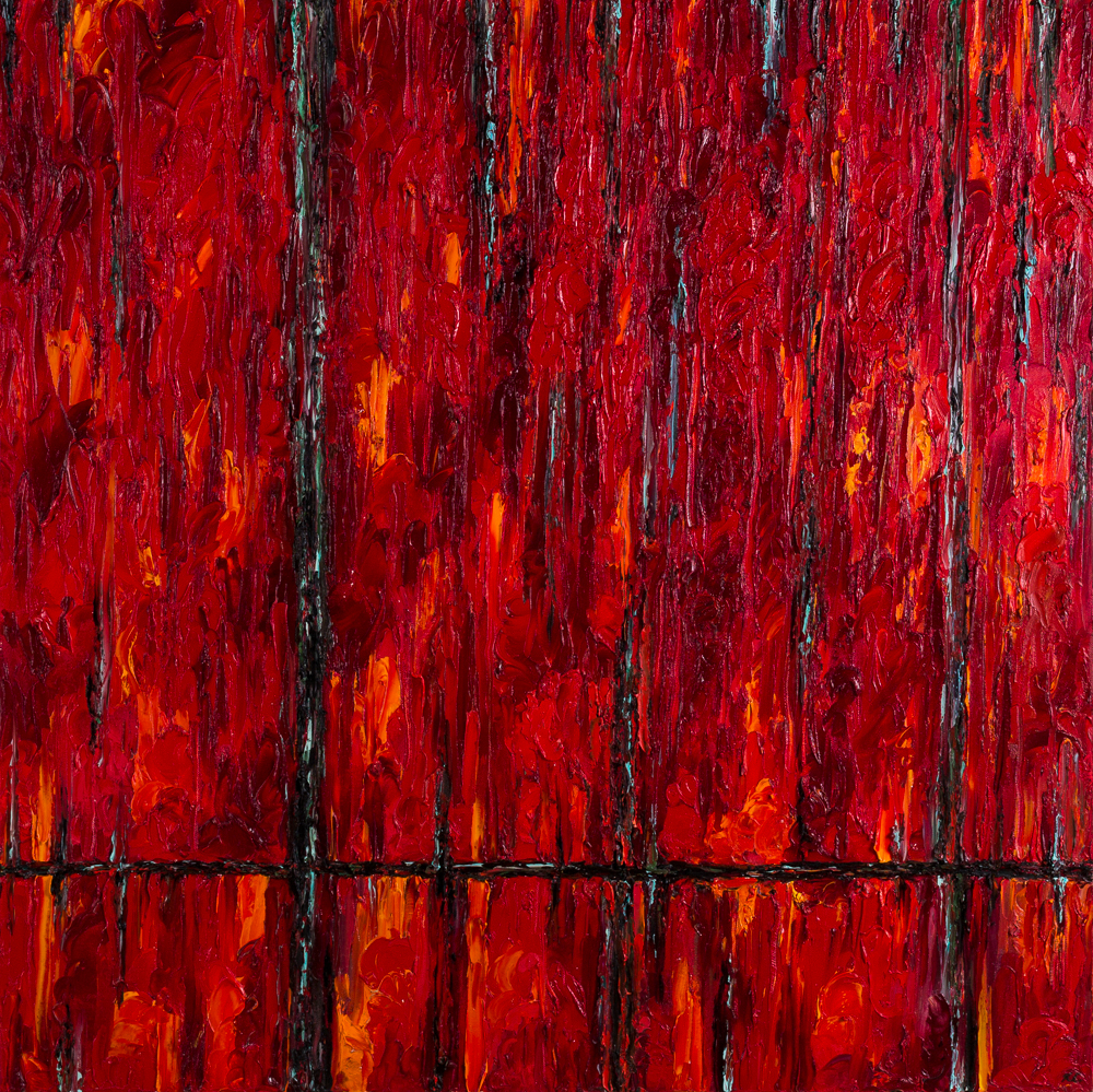 Textured Abstraction XVII "Fire"